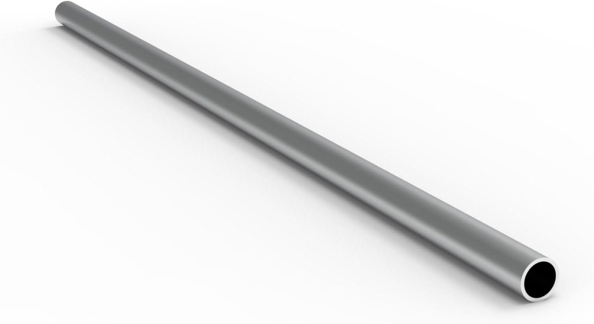Aluminium Ronde Buis - Metaalprofiel - Bouwprojecten - Professionele Afwerking - 112 cm - Zilver