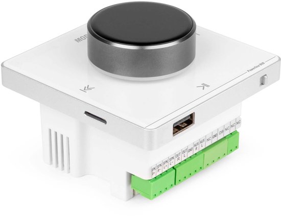 Power Dynamics Powerline B50W inbouw versterker met 2 plafondspeakers - 6.5 inch - 2x 25W - Wit van Power Dynamics — afbeelding 5