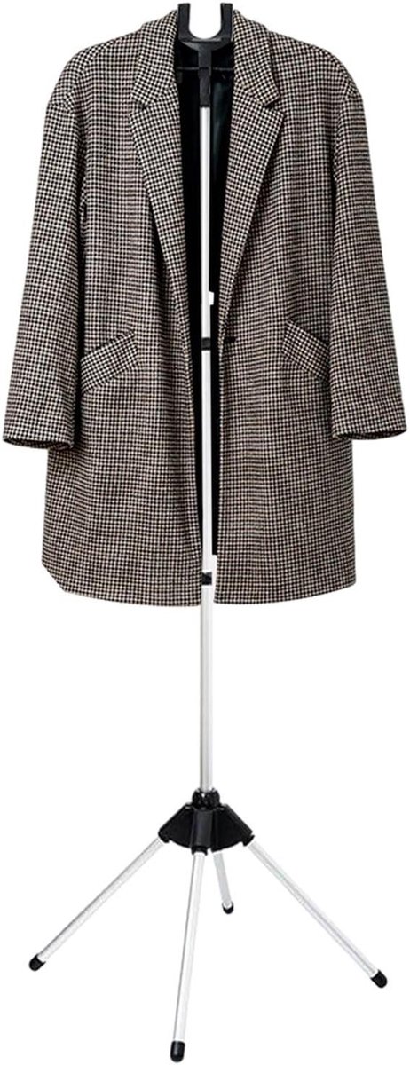 Kledingrek - Stoomkledinghouder - Kleding Stomen - 360 graden rotatie - 160 cm lang - Zwart