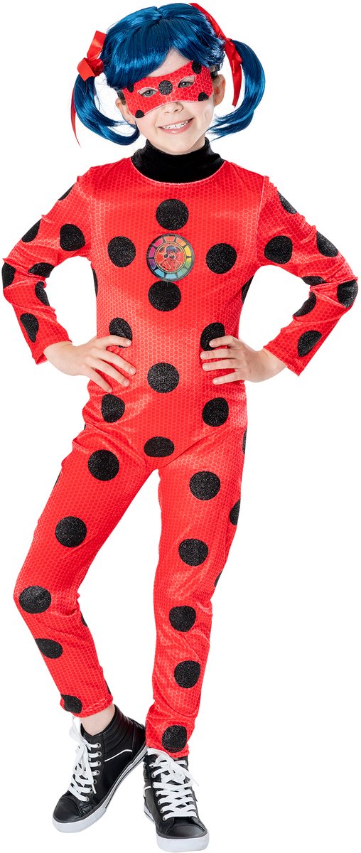 Rubies - Miraculous ladybug Deluxe met pruik (5-6 jaar)