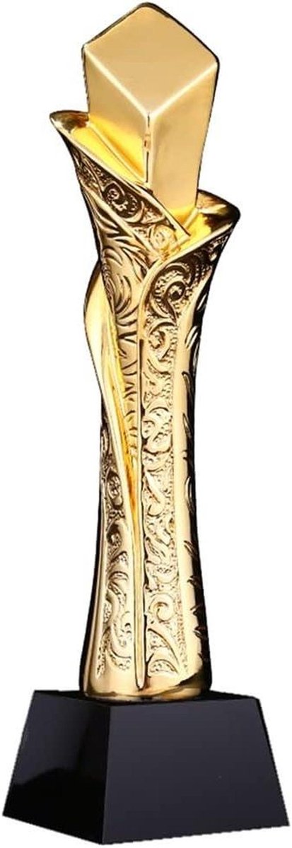 Hars Trofee - Prijs Bokaal - Prestaties Vieren - Personaliseerbaar - 28 cm - Goud