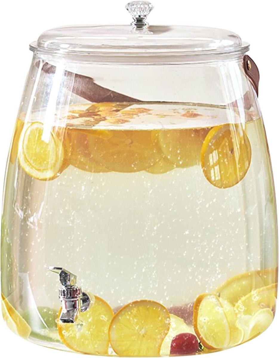 Drankdispenser Koelkast - Koud Dranken - Dranken Serveren - Lekvrij Ontwerp - 3L 5L 9L - Transparant