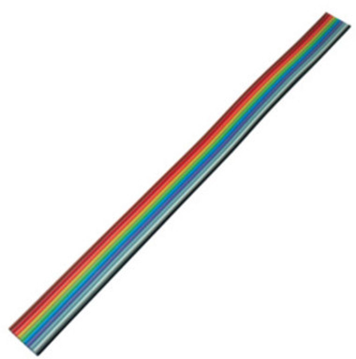 Flachkabel farbig Raster 1,27mm 10 pin 3m