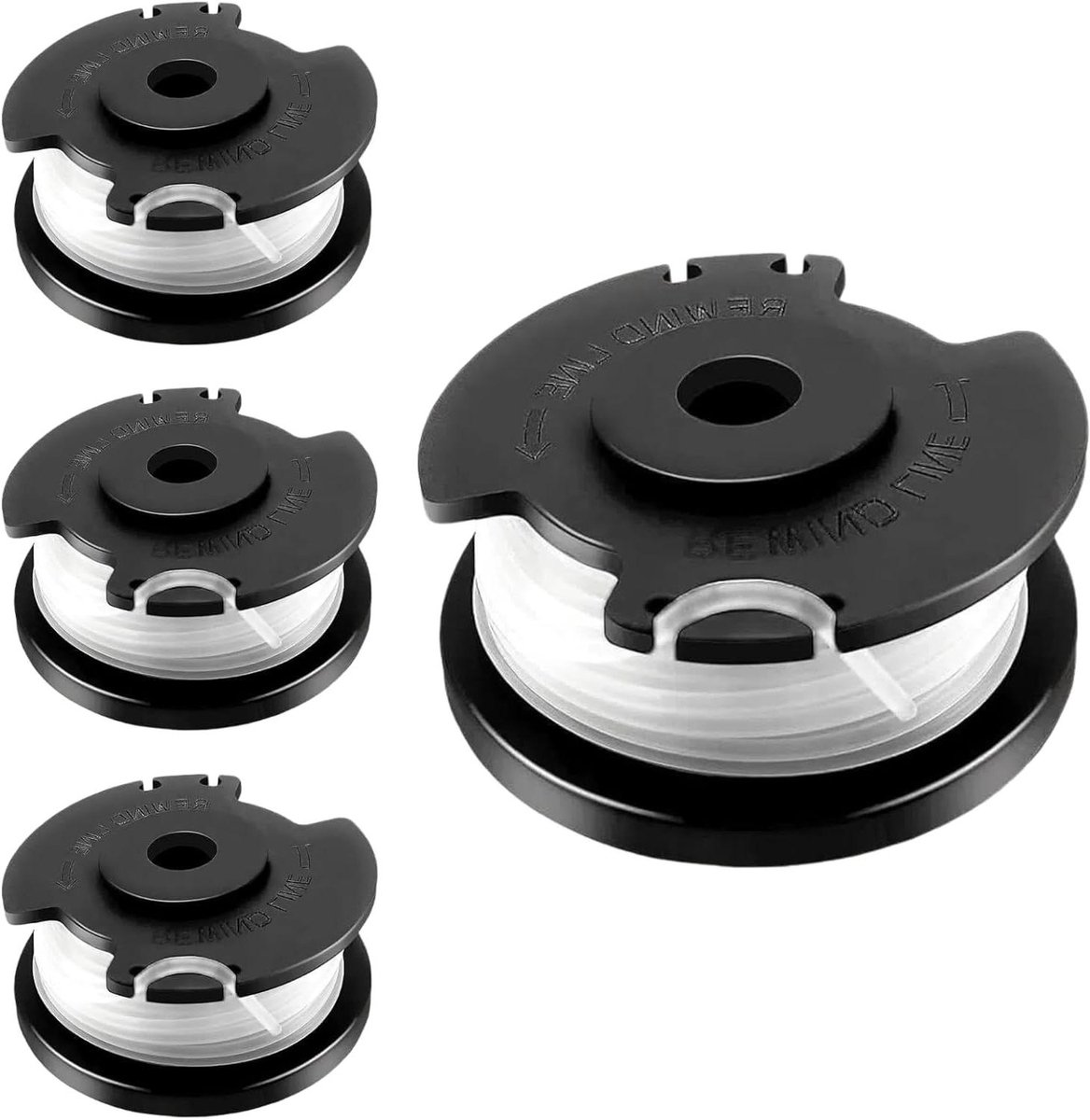 Spoelen Nylon Draad - Grastrimmer Spoelen - Gazon Onderhoud - Hoogwaardig Materiaal - 4 Meter Stuk - Zwart
