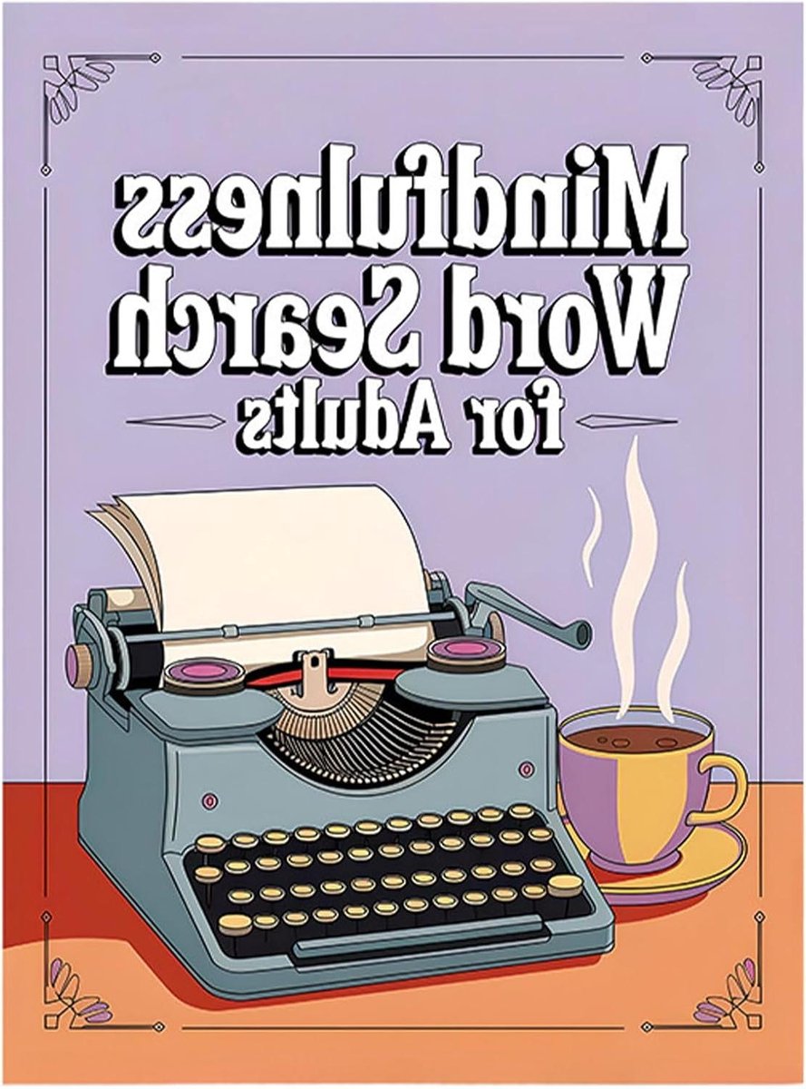 Woordzoek Boeken - Puzzelboekjes Hersentraining - Ontspanning en Mindfulness - Inclusief Instructies - 21 x 28.5 cm - Paars