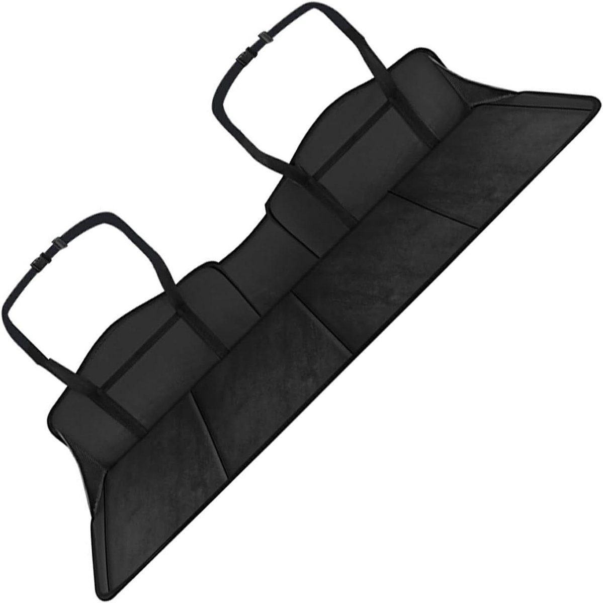 Autobed Matras - Reismatras Kampeerbed - Comfortabel Reizen - Opvouwbaar Ontwerp - 128x42x22 CM - Zwart