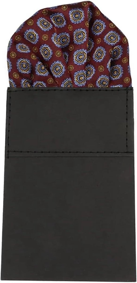 Zakdoeken Heren - Voorgevouwen Stof - Formele Gelegenheden - Handig formaat - 5 Stuks - Kleur2