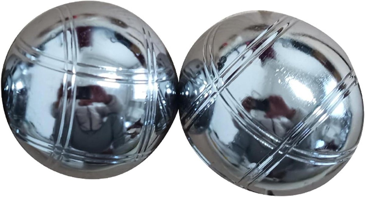 Boccia ballenset - Spel ballen - Buiten spelen - Roestbestendig metaal - 6 ballen - Meerkleurig