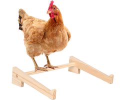 Zitstok Gevogelte - Houten Houder Vogels - Natuurlijk Gedrag - Antislip Coating - 33 cm - Uniek
