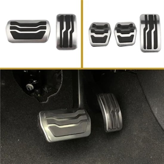 Pedaalhoezen Set - Auto Pedalen - Verbeter Rijcomfort - Antislip Rubber - Voor C-Max S-Max - Zwart — afbeelding 2