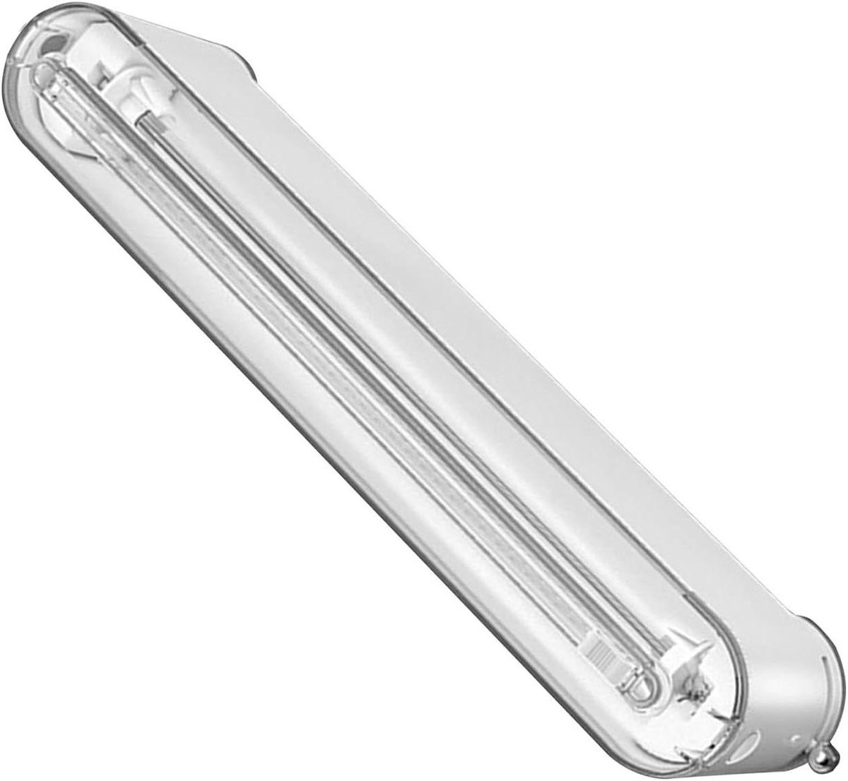 Foliedispenser met snijder - Keuken organizer - Voedsel verpakken - Dubbele zuignap bevestiging - 42 x 12 cm - Wit