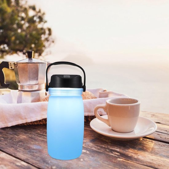 Waterkoker Op Zonne-Energie - Opvouwbare Waterfles - Kamperen Buiten - Met USB Opladen - 19 x 9 x 7 cm — afbeelding 5