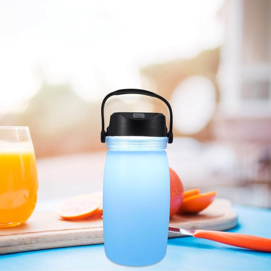Waterkoker Op Zonne-Energie - Opvouwbare Waterfles - Kamperen Buiten - Met USB Opladen - 19 x 9 x 7 cm — afbeelding 3