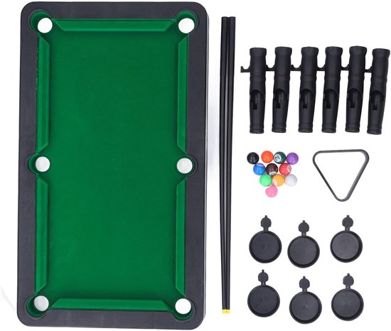 Mini Pooltafel - Kinder Pooltafel - Familie Entertainment - Compact Lichtgewicht - 49 x 29 x 5 cm - Niet gespecificeerd van mini — afbeelding 5
