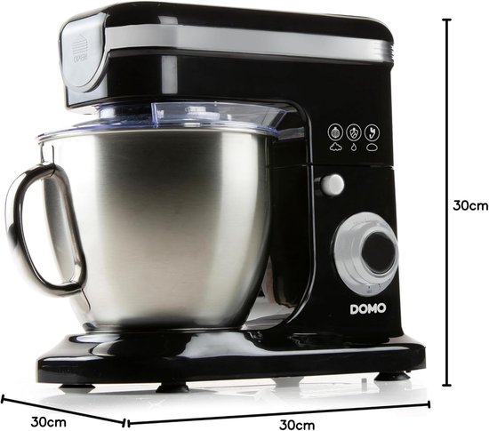 Keukenmachine - Mixer Foodprocessor - Koken Bakken - Krachtige Motor - 6 Liter - Zwart — afbeelding 3