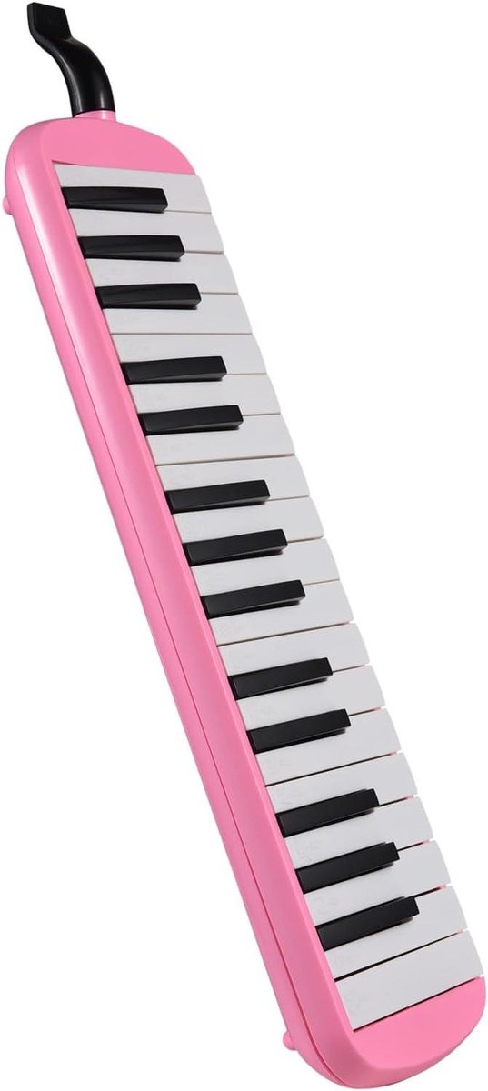 Melodica Instrument - Lucht Piano - Muziek Maken - 32 Toetsen - 435 cm - Roze