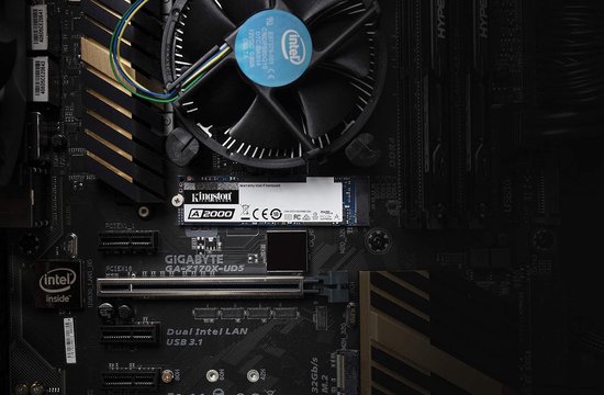 Interne SSD - Opslag Schijf - Snelle Data Overdracht - NVMe PCIe Technologie - 1TB - Zwart — afbeelding 2