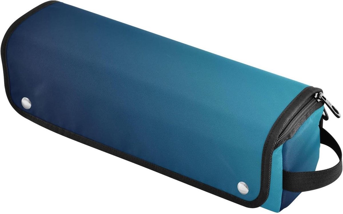 Krultang Reisetui - Haargereedschap Organizer - Veilig Opbergen - Hittebestendige Mat - 37 cm Lengte - Zwart
