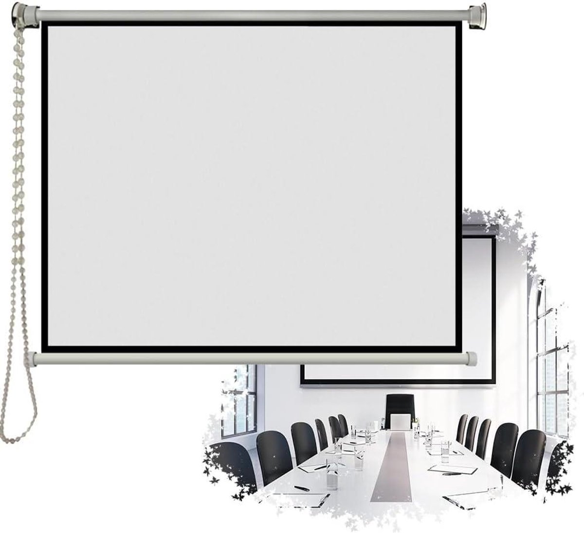 Projectiescherm - Filmscherm - Thuisbioscoop - HD Beeldkwaliteit - 60 inch - Wit
