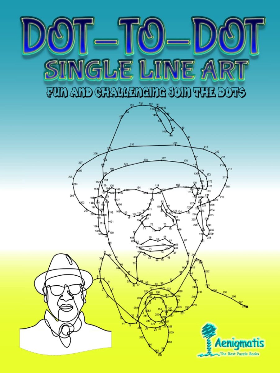 Knutselboek - Puzzelboek - Ontspanning - Single Line Art - 100 Pagina's - Niet gespecificeerd