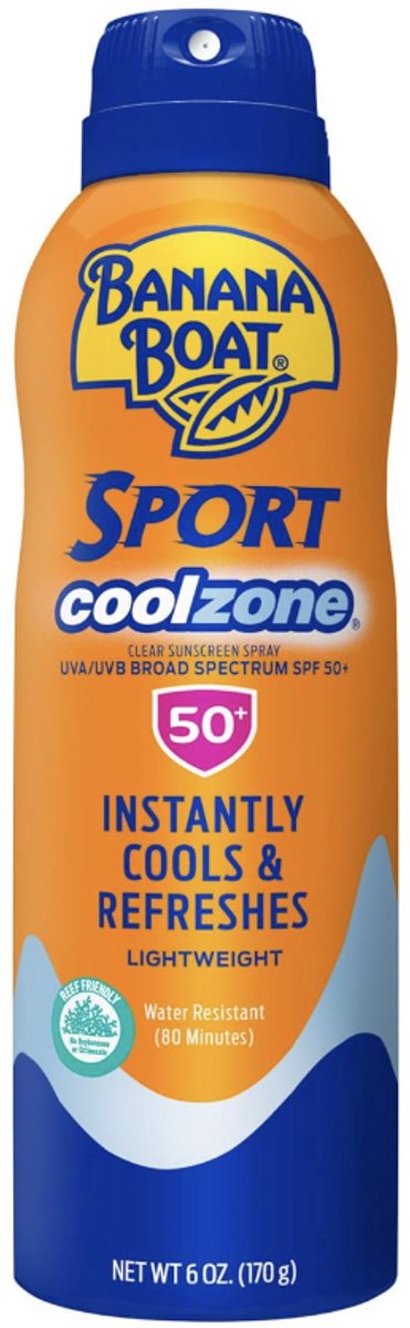 BANANA BOAT SPORT Cool Zone - Zonnebrandcrème - SPF 50, 170 ml