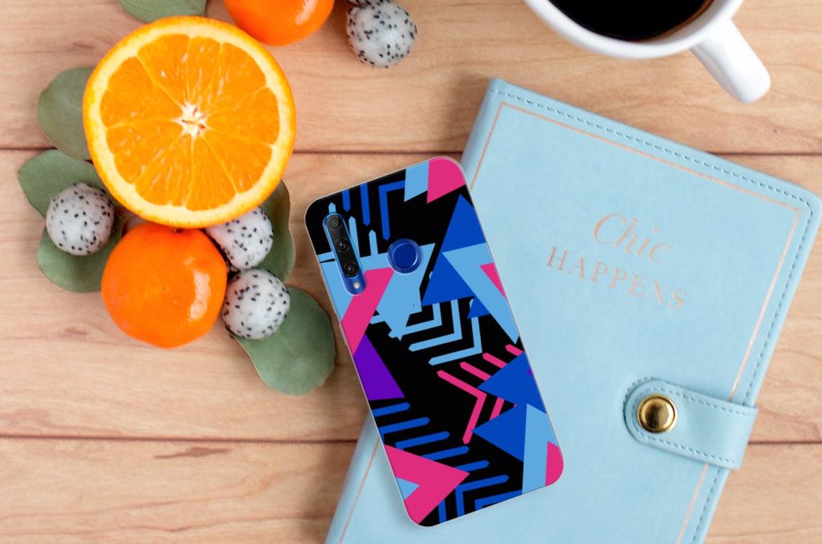 Honor 20 Lite TPU Hoesje Funky Triangle