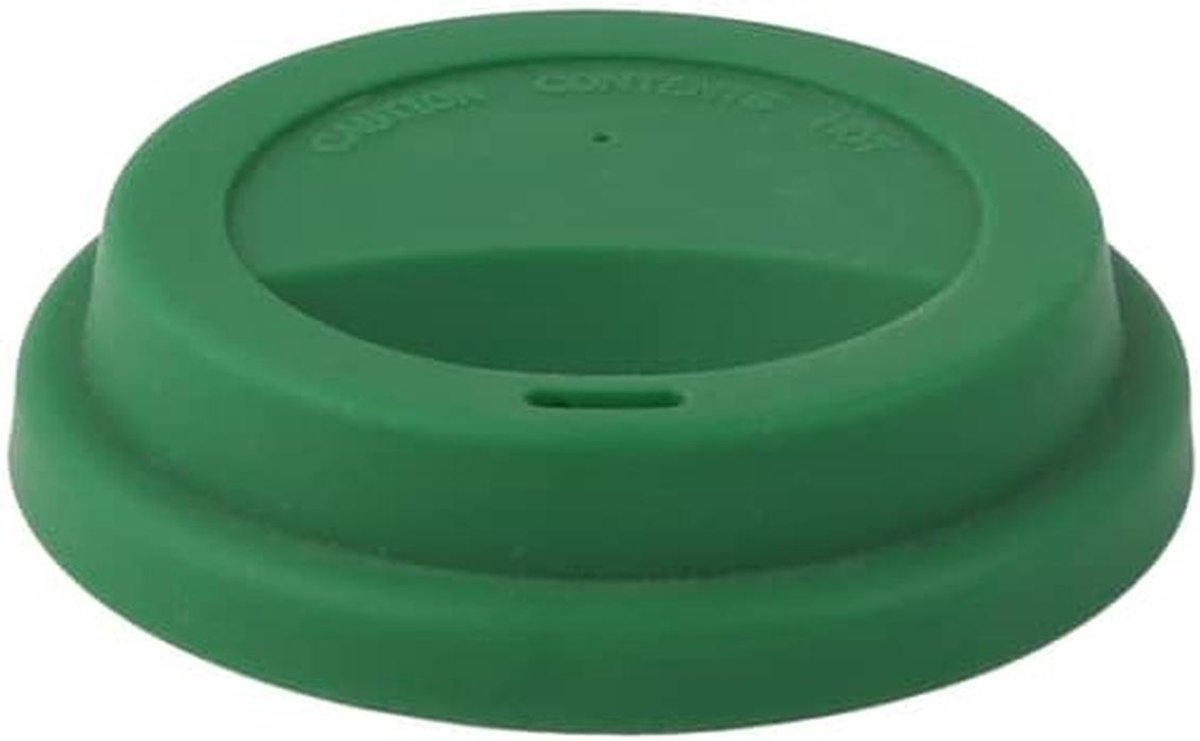 Porseleinen drinkbeker - Koffiemok set - Koffie voor onderweg - Herbruikbaar alternatief - 030 liter - Groen — cadeau in Koken & Dineren - foto 4