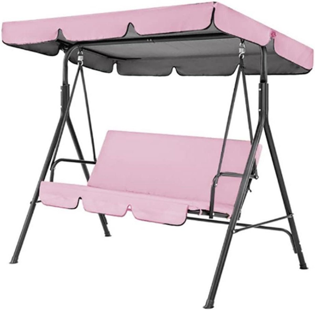 Schommelbank Luifel - Zitting Vervanging - Buiten Ontspannen - Waterdichte Bescherming - 65 x 115 cm - Roze