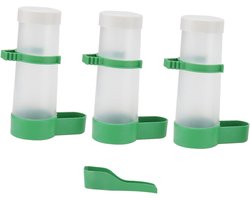 Automatische Vogel Drinkfontein - Dieren Drinkbak - Vogels Voeden - Continu Watertoevoer - 1 Set - Groen