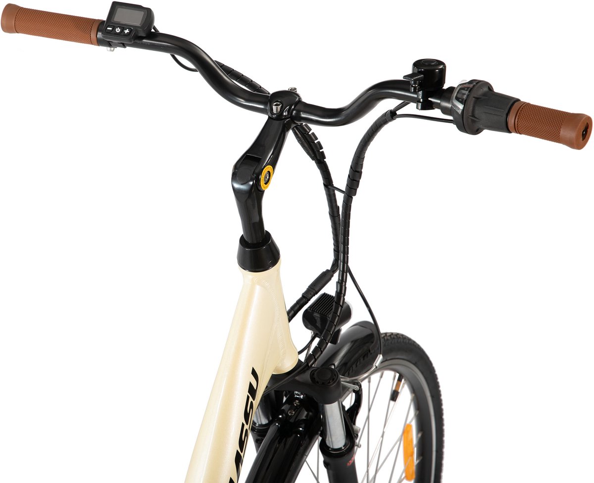 HILAND Montura Elektrische Stadsfiets 28 inch - E-bike Commuter Unisex - 250W Motor - 36V 10.4Ah Accu - 7 Versnellingen - Aluminium Frame thumbnail 2
