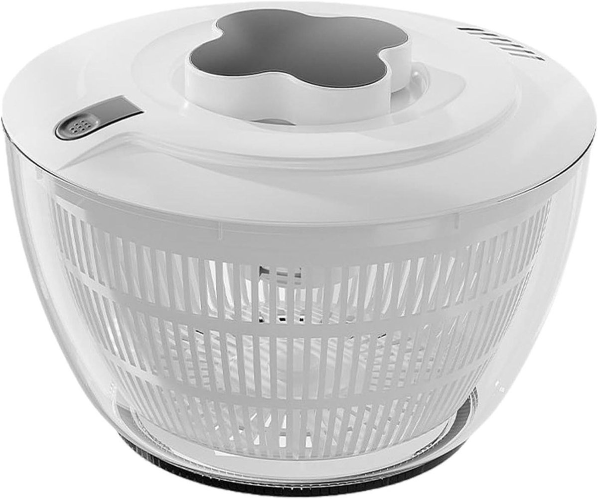 Slacentrifuge - Groente Droger - Verse Salades Maken - Zachte Fruit Bescherming - 5 Liter Inhoud - Wit