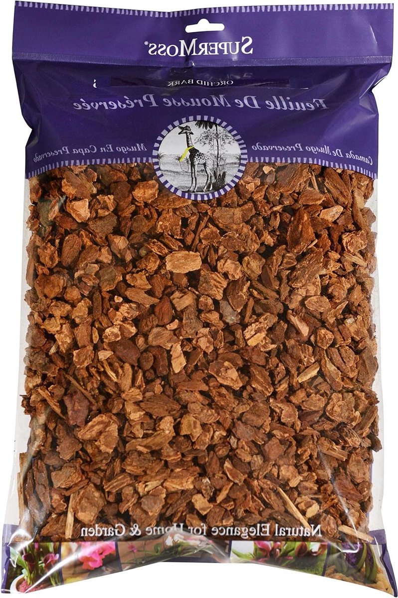Orchidee Potgrond - Plantenmix - Planten Verzorgen - Natuurlijke Ingrediënten - 4 Kwart - Bruin