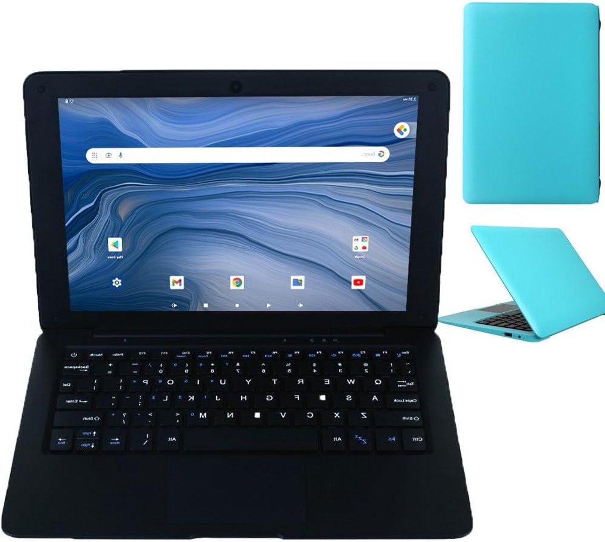 Mini Laptop - Windows Notebook - Mobiel Werken - Ultradun Ontwerp - 10.1 Inch Scherm - Zwart