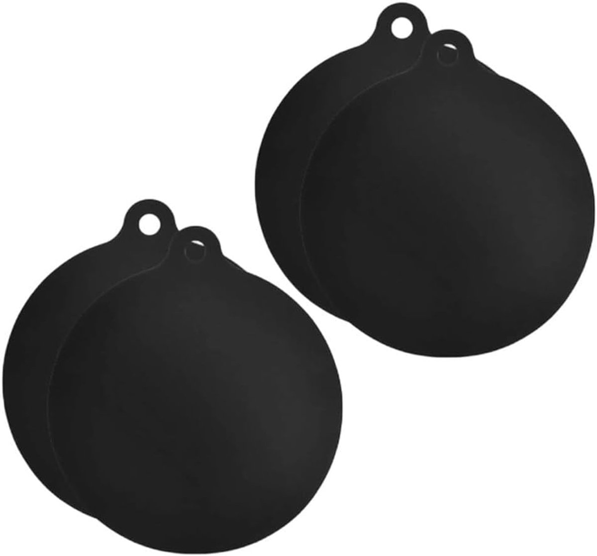 Kookplaat Beschermers - Inductie Matten - Keuken Beschermen - Hittebestendig Antislip - 4 Delige Set - Zwart