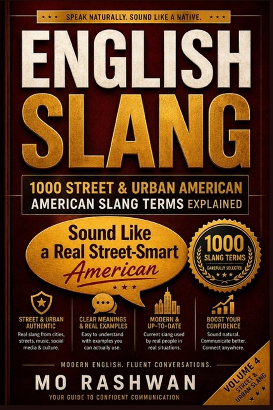 English Slang: Master American Real-Life English- English Sl ... - cover