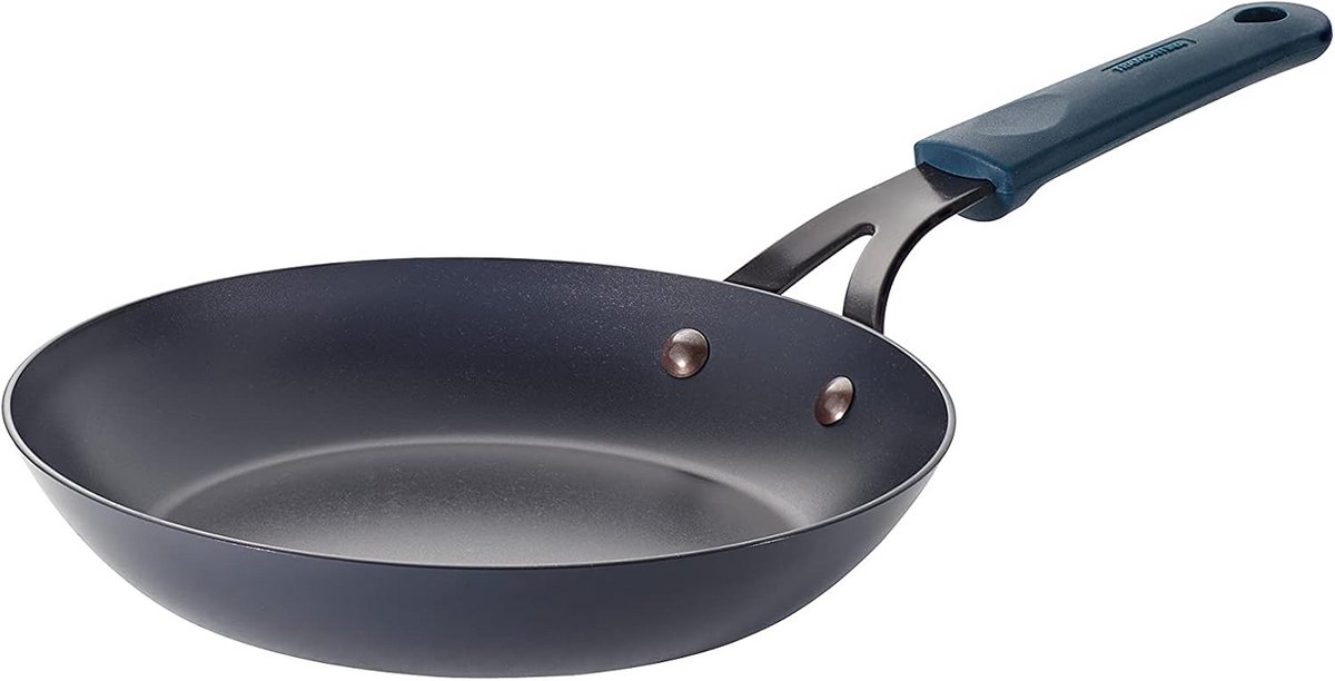 Koekenpan 21 cm Koolstofstaal - Hittebestendig en Ovenbestendig