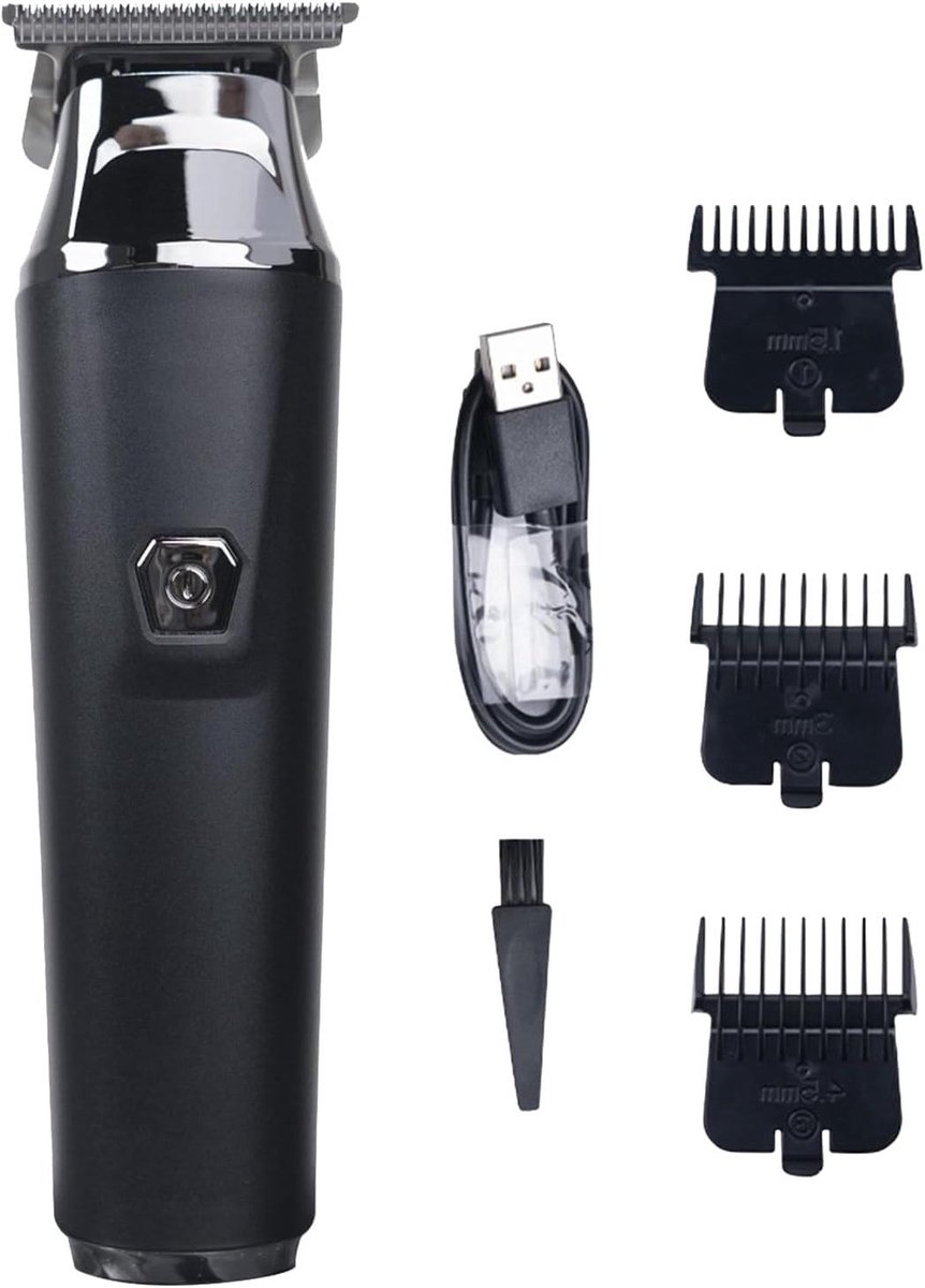 Draadloze Tondeuse - Precisie Trimmer - Thuisverzorging - Smart Display - 180 Min Batterij - Zwart