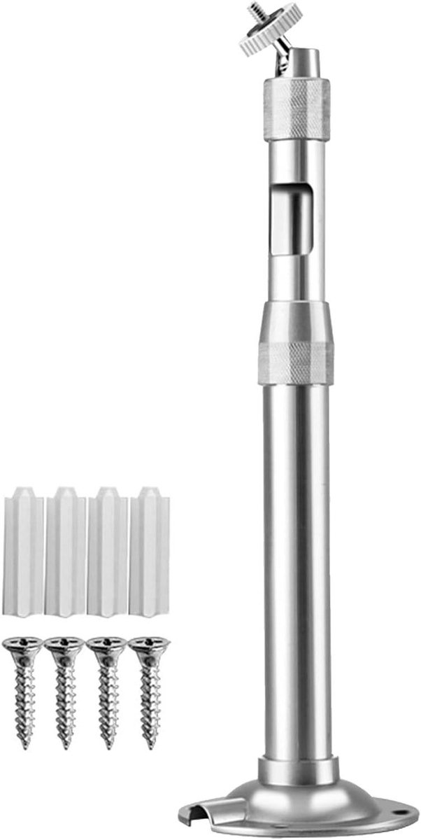 Camerahouder - Beveiligingscamera arm - Veilige Beveiliging - Verstelbare Hoek - 20-40 cm - Grijs