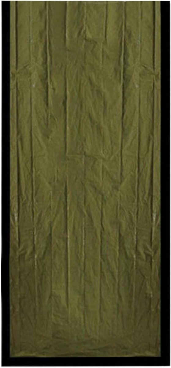 Warme Slaapzak - Draagbare Noodzak - Buiten Kamperen - Lichaamswarmte Vasthoudend - 266 x 91 cm - Groen