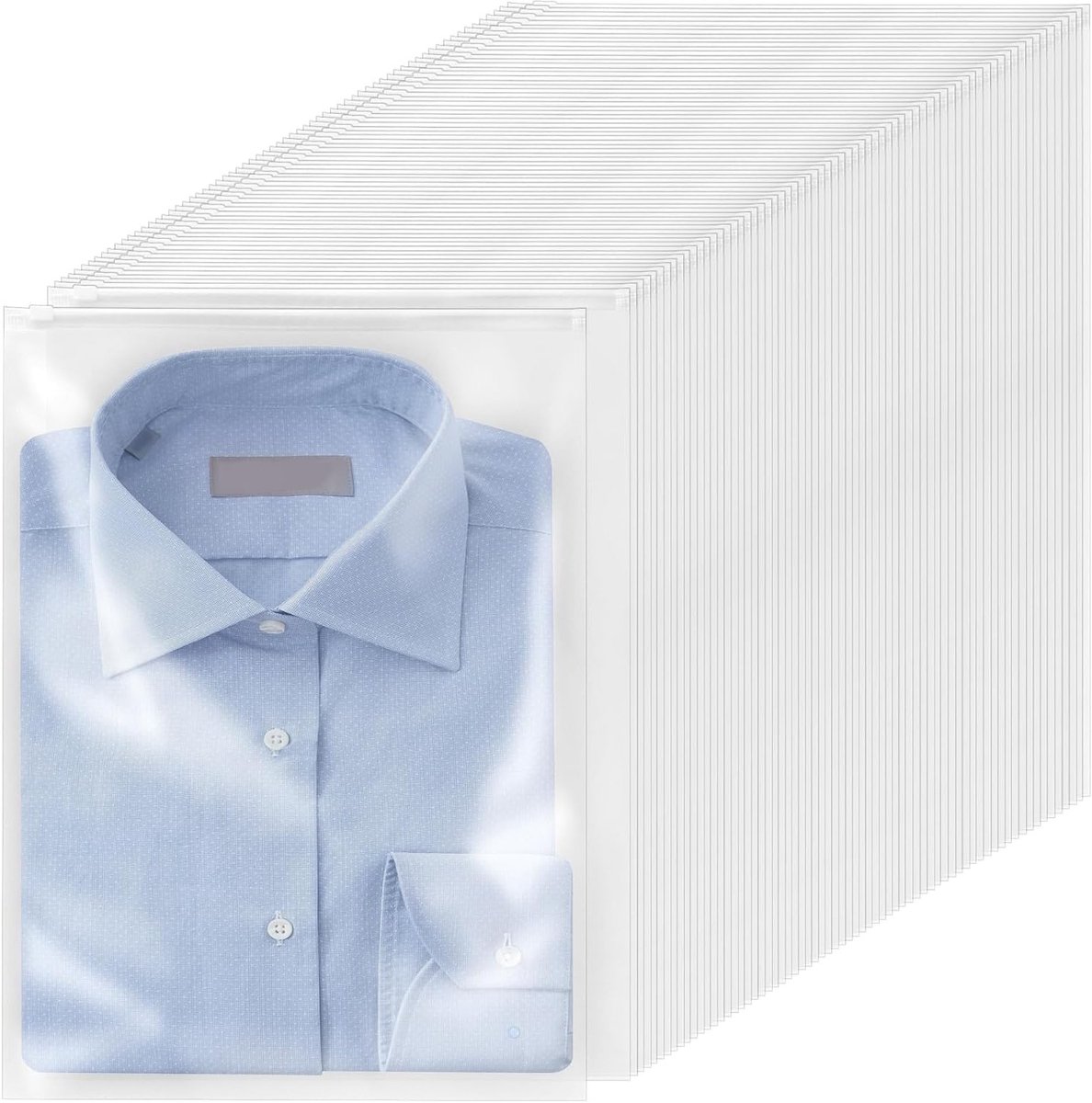 Herbruikbare Ziplock Zakjes 100 Stuks, 30 x 40 cm, Voor Kleding, Schoenen en Cosmetica Opbergtassen