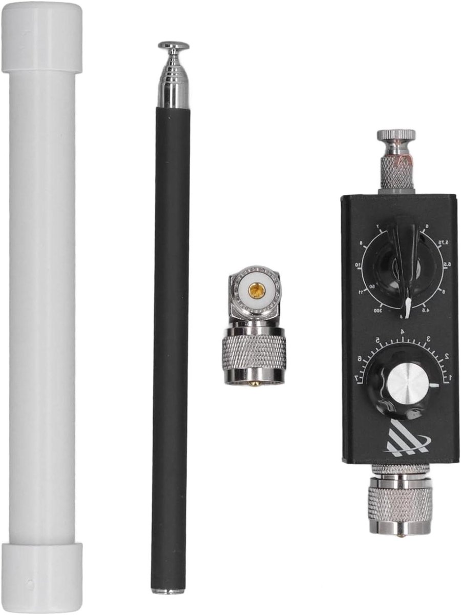 Kleine Lus Antenne - HF Antenne - Signaal Ontvangst - Sterke Directionaliteit - 20 Meter Bereik - Zilver