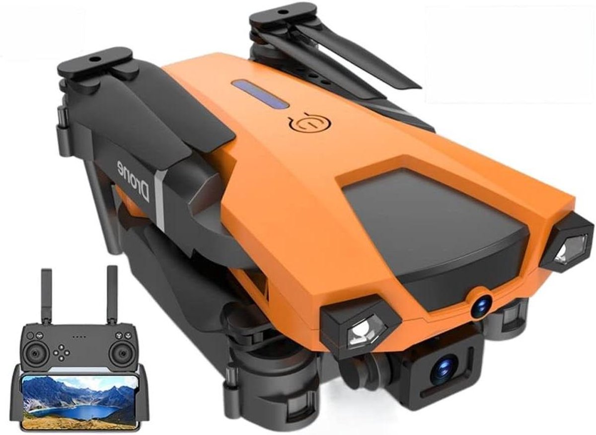 Mini Drone - Kinder Drone - Vliegplezier Beleven - Obstakelvermijding - 25cm Uitgevouwen - A