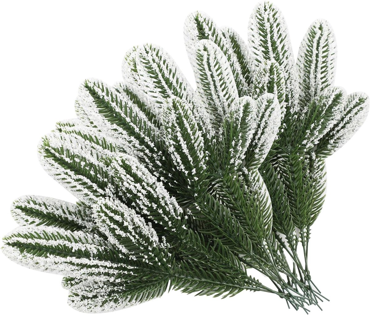 Natuurlijke uitstraling kunstmatige dennennaalden voor DIY-garland, decoratie, kunstplanten en creatief knutselen