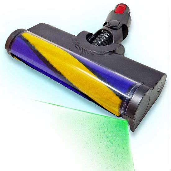 Laser fluffy Mondstuk geschikt voor Dyson V12 sv20 sv26 sv30 sv46 – Stofzuigermond – Zuigmond – Opzetstuk – vloerzuigmond – Accessoires – Onderdelen