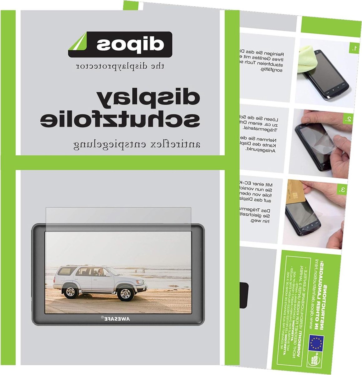 Schermprotector Mat - Display Folie - GPS Bescherming - Anti-reflectie - 7 Inch - Mat