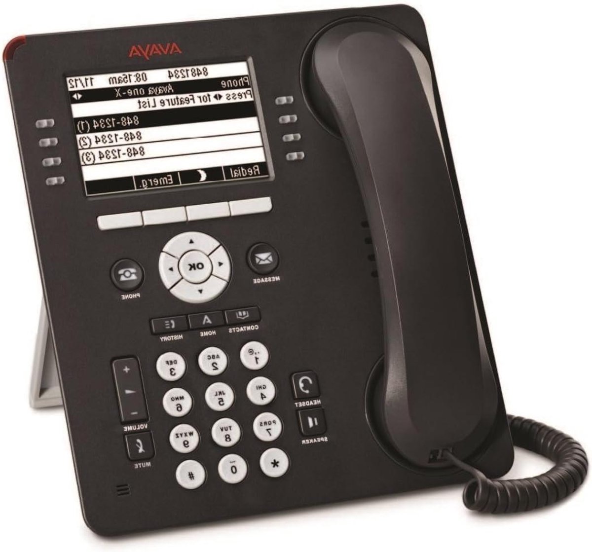 Bureau Telefoon - IP Telefoon - Zakelijk Communiceren - High-definition Audio - 35 inch Kleurendisplay - Zwart