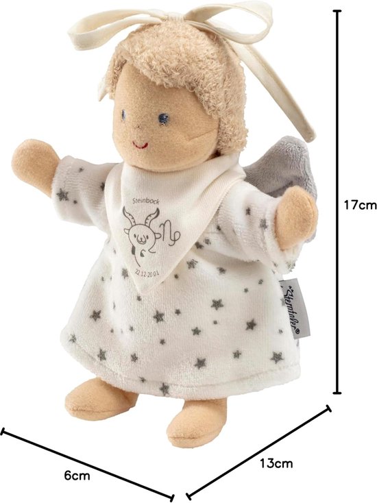 Speelpop Hanger - Beschermengel - Baby Kalmeren - Sterrenbeeld Motief - N.v.t. - Ecru van Merkloos — afbeelding 4