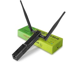 Zigbee Adapter - Ethernet Wifi - Domotica Integratie - Met PoE - 4x3x15 cm - Zwart
