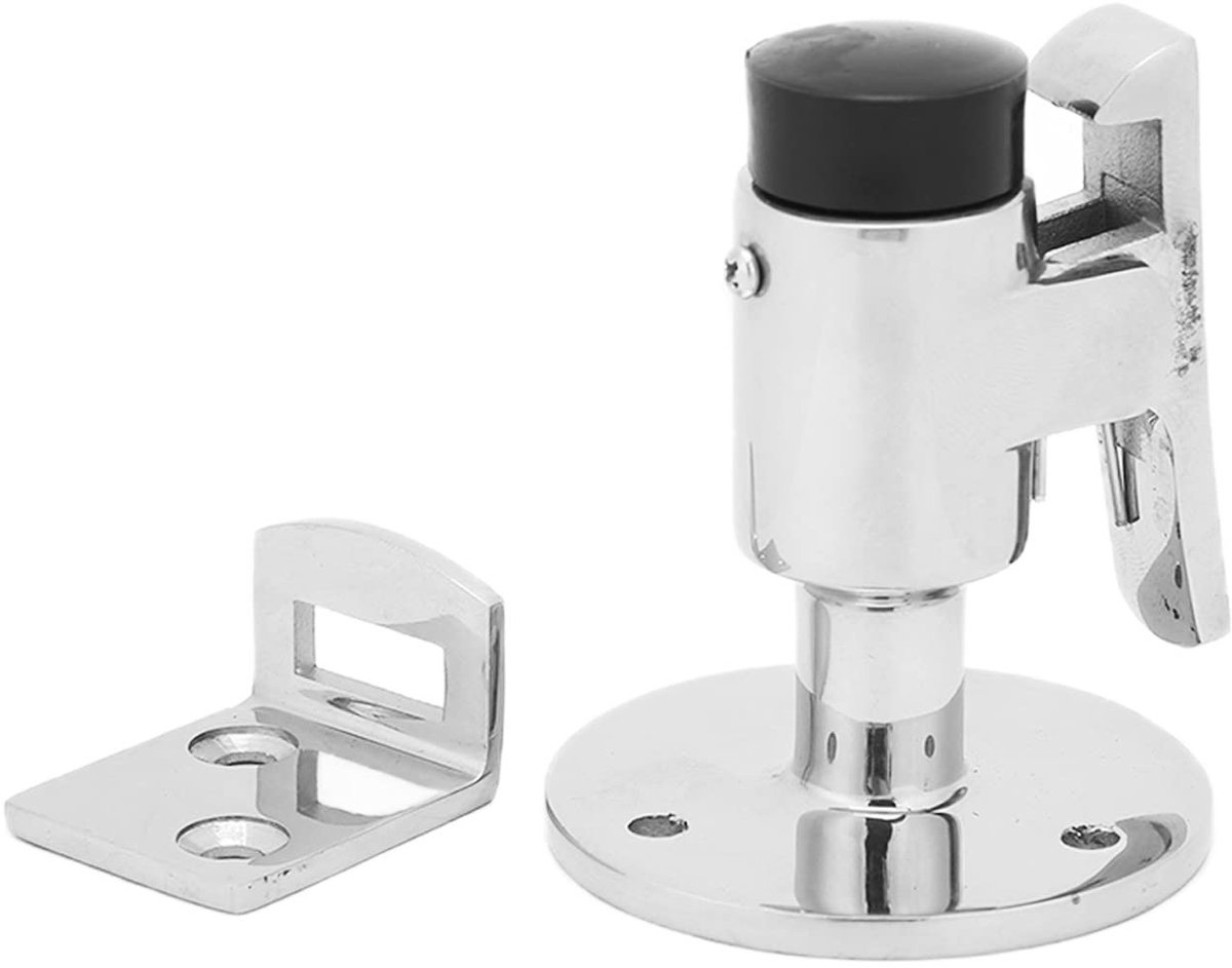 Allecto - Deurstopper Anti Botsing - Roestvrij Stalen Deur Stopper - Efficiënte Deurhouding - Geschikt voor Marine Jacht RV Camper - Hoogwaardige D..