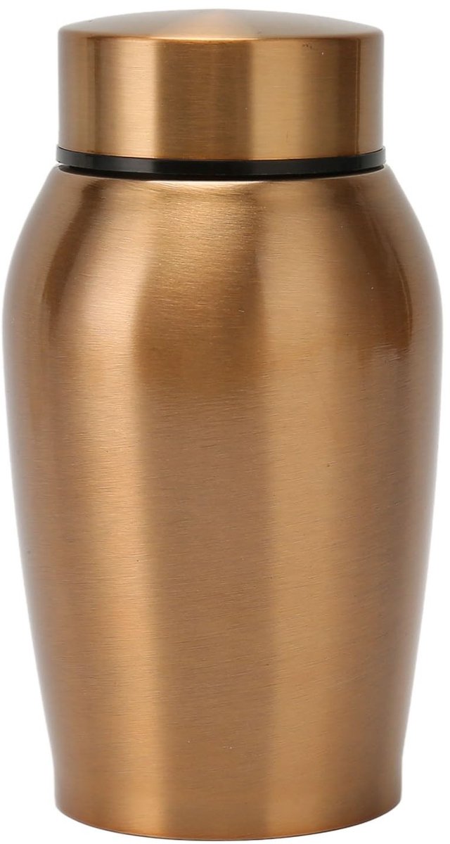 Allecto - Stijlvolle RVS Huisdier Urn - Pet Memorial Urn voor Honden en Katten - Compact en Duurzaam